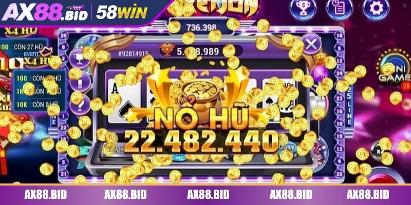 Chọn tính năng quay tự động và giới hạn mức cược nổ hũ